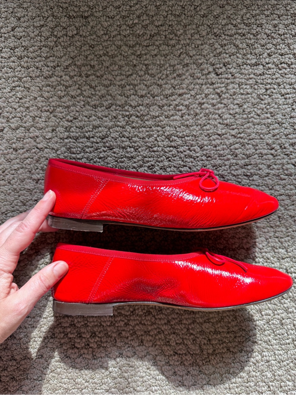 Mansur Gavriel Dream Ballerina Size 36.5 in Poppy Red - Picture 4 of 8